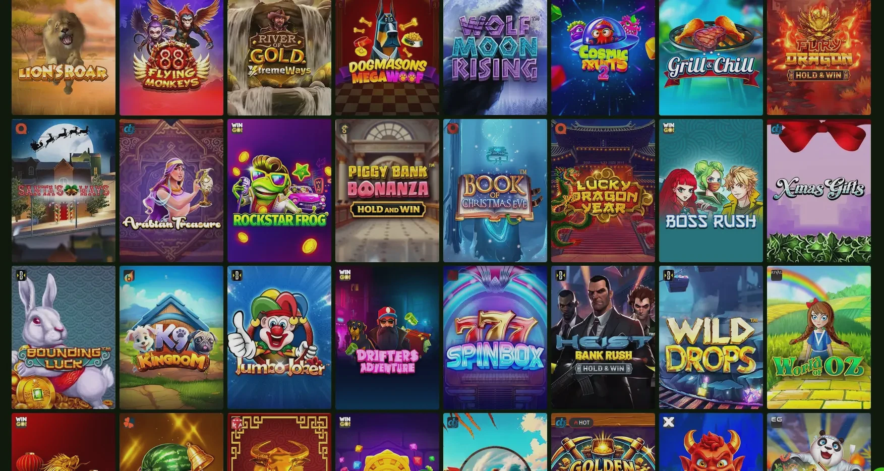 Panel logowania Hotline Casino na urządzeniu mobilnym